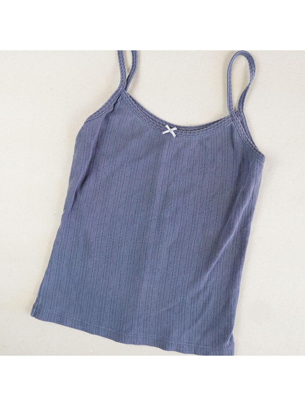 brandy melville cotton pointelle cami